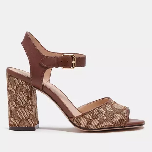 COACH Women Shoes
Khaki Sig C/Saddle
Marla Sandal In Signature new size 7/5. #16 - Picture 3 of 10